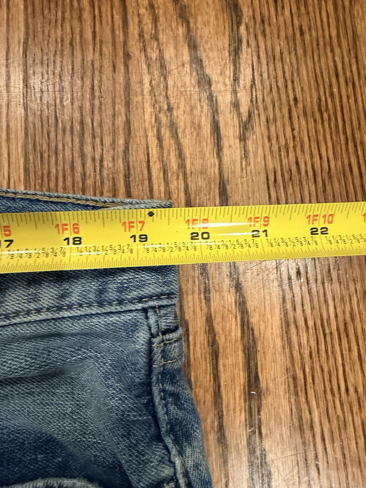 Levis 505 Jeans Mens 40x30 Whiskered Denim Y2K