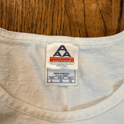 Alstyle Hawaii Surf Legends Tank Top Sea Turtle Graphic Size L White