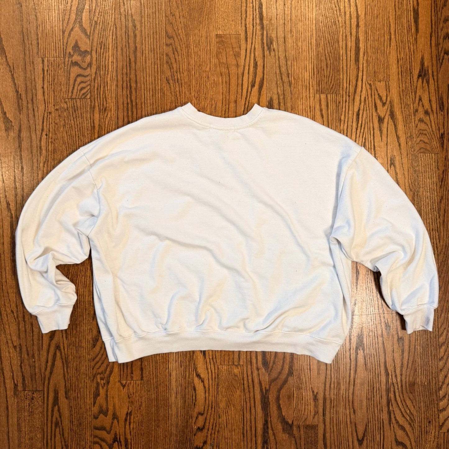 Forever 21+ Los Angeles California Graphic Sweatshirt 0X White Green Embroidered