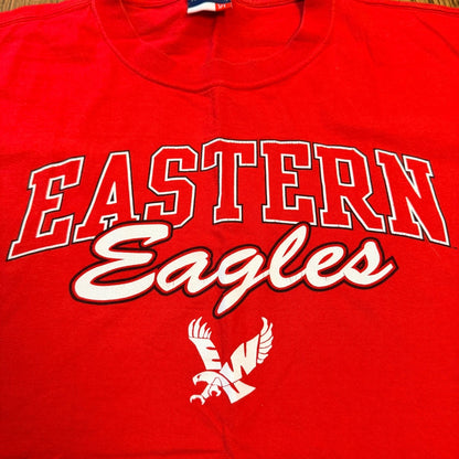 Campus One Eastern Eagles Graphic T-Shirt Collegiate Red XL Mens