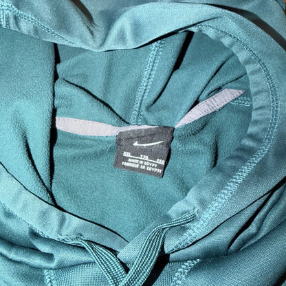 Nike Center Swoosh Teal Pullover Sweatshirt Lightweight Men's Size XXL