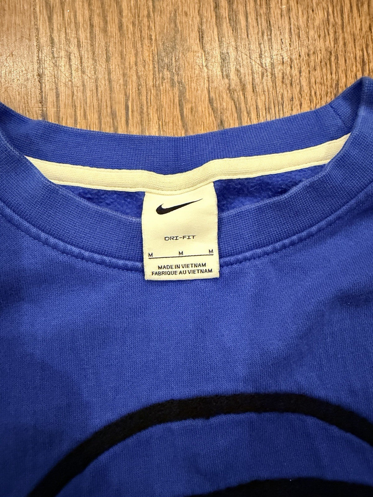 Nike Basketball Crewneck Sweatshirt Medium | Zipper Pockets | Blue Streetwear