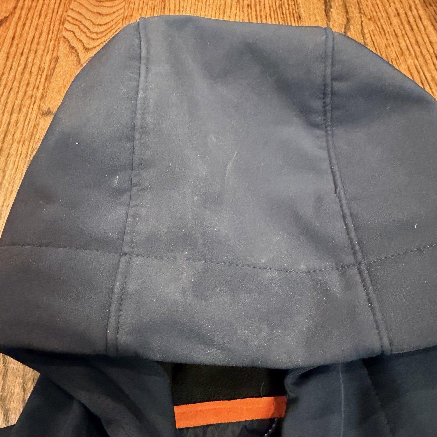 Hawke & Co Performance Softshell Hooded Fleece Lined Jacket XL Navy Blue