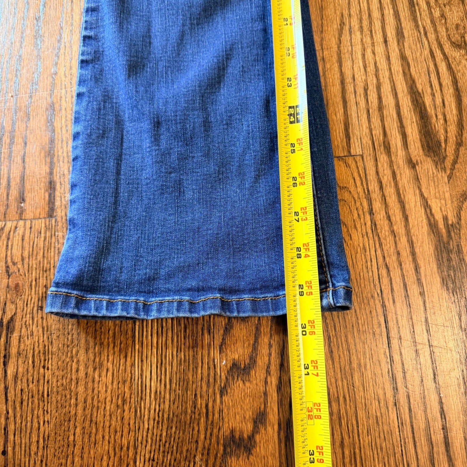 Hammer Jeans High Rise Flare Leg Stretch Denim Jeans Size 1 Blue Medium Wash