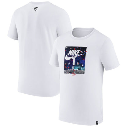 Nike USWNT Megan Rapinoe Air Soccer Graphic T-Shirt FD8415-100 Small Whiten