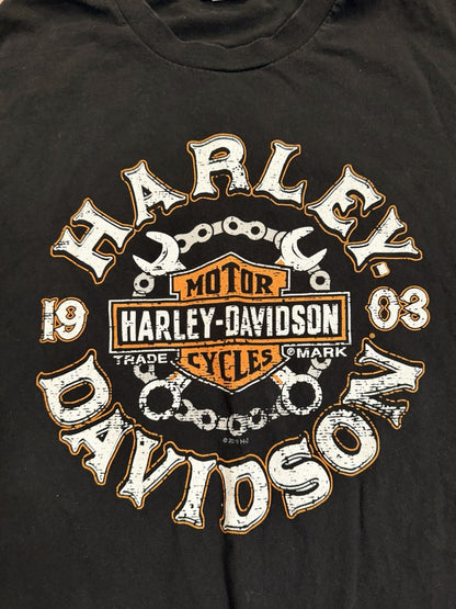 Harley Davison T-Shirt Men’s Size XL Whiskey Row Prescott  Az Black Short Sleeve