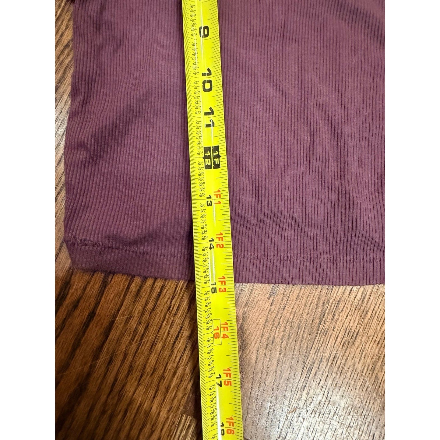 Aeropostale Seriously Soft Ribbed Mock Neck Crop Top S Purple Long Sleeve