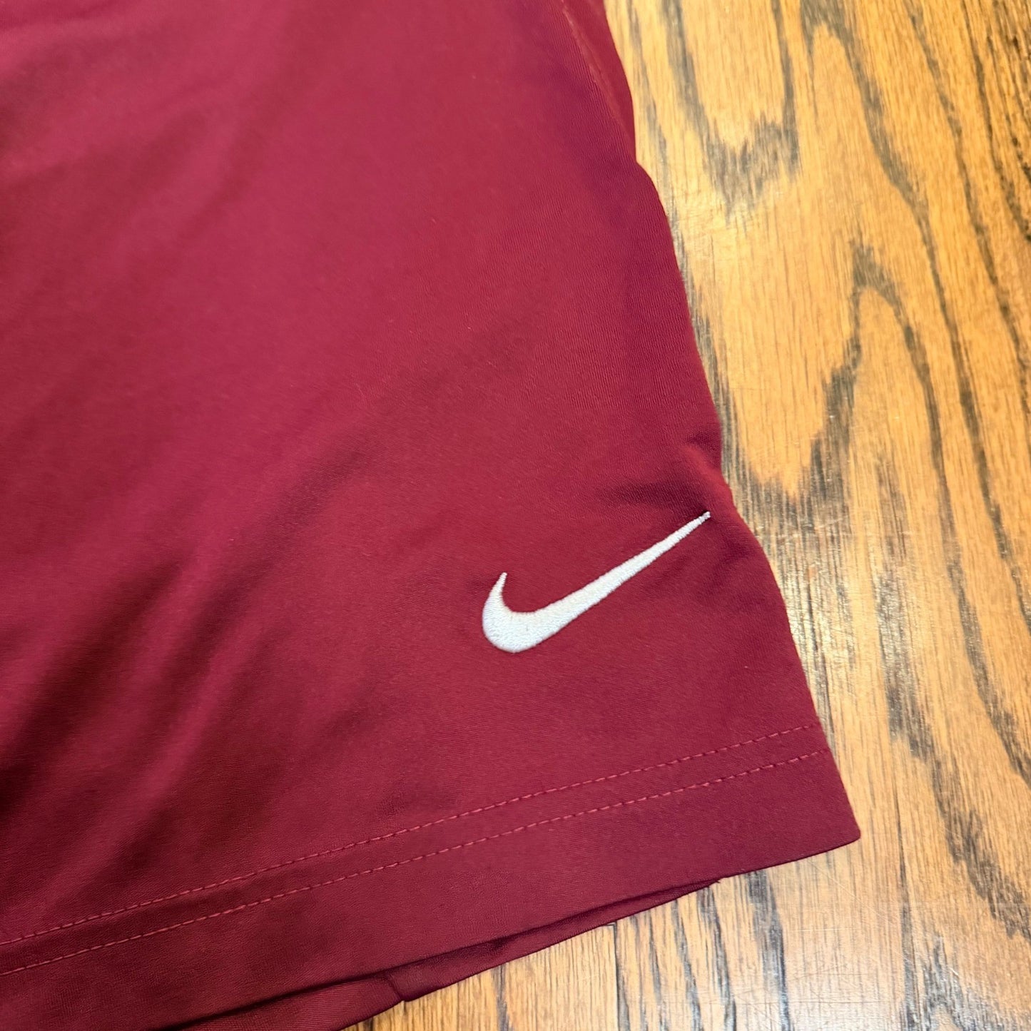 Nike Dri-FIT Athletic Basketball Shorts 728233-669 XXL Maroon Burgundy Men's