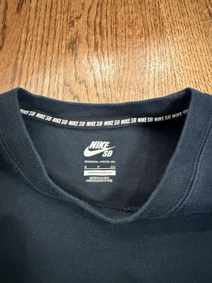 Men’s Small Nike SB Pocket Crewneck Pullover Sweatshirt Black