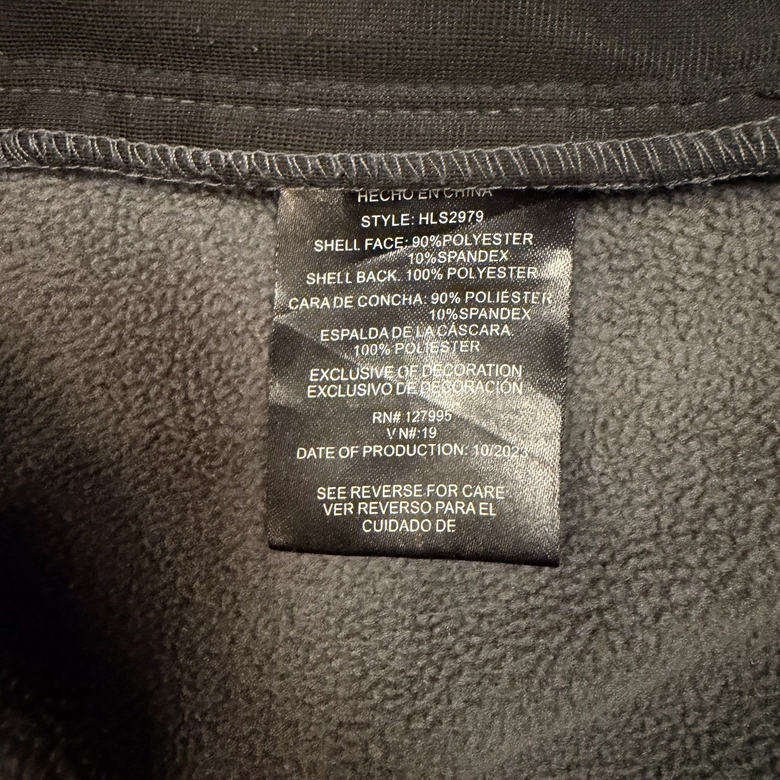 Hawke & Co Performance Softshell Hooded Fleece Lined Jacket XL Navy Blue