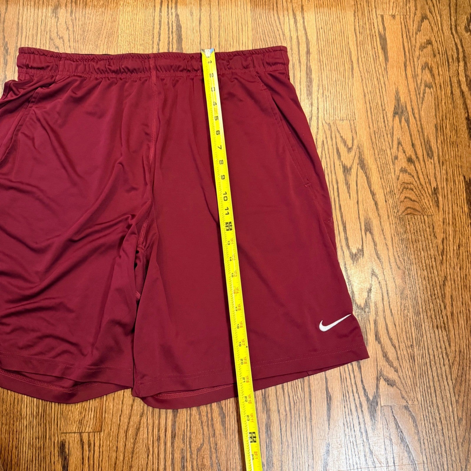 Nike Dri-FIT Athletic Basketball Shorts 728233-669 XXL Maroon Burgundy Men's