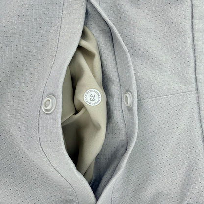 Lululemon Commission Slim Fit Pant Warpstreme Chino Golf 32x30 Light Grey