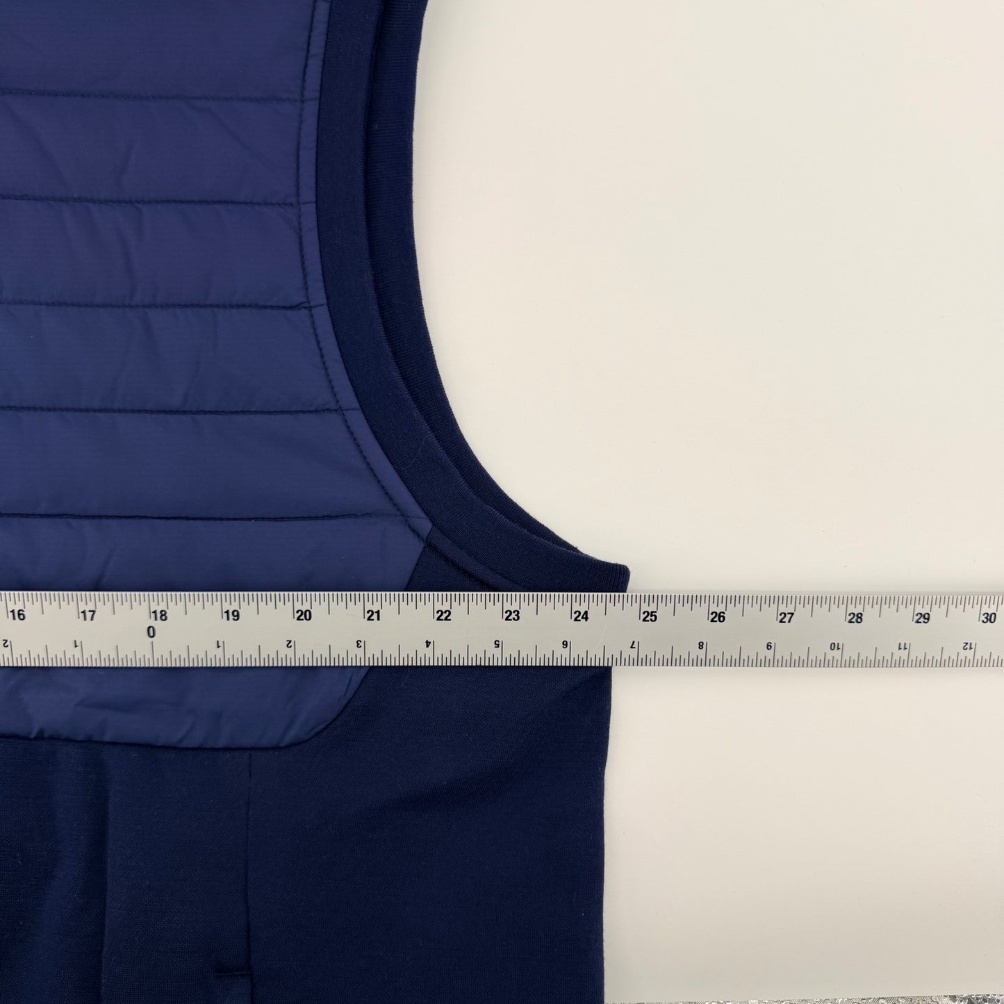 RLX Ralph Lauren Hybrid Quilted Fleece Golf Vest XL Refined Navy New