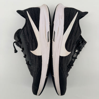 Nike Air Zoom Pegasus 36 FlyEase Running Shoes Black White BV0613-001 Mens 9.5