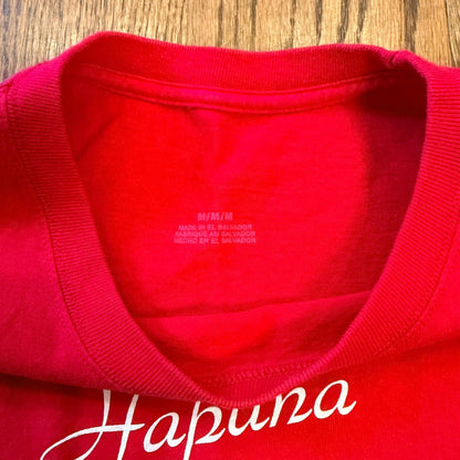 Hapuna Roughwater Swim 2018 Triple Crown Series Graphic T-Shirt Medium Red