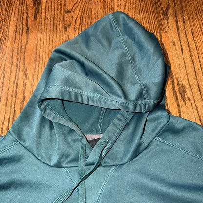 Nike Center Swoosh Teal Pullover Sweatshirt Lightweight Men's Size XXL