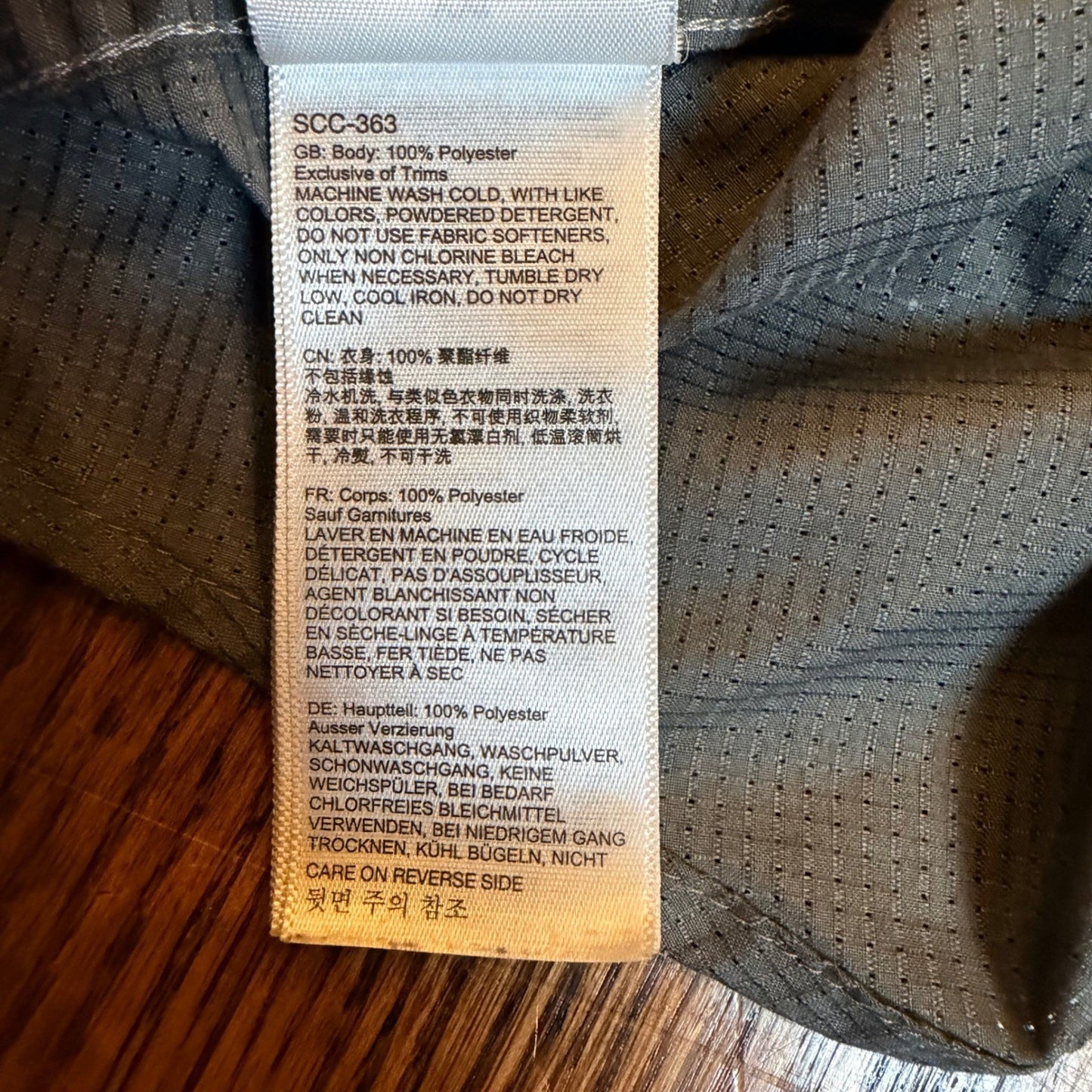 Marmot All Over Tent Print Hiking Shirt Short Sleeve Gray XXL Mens Lightweight