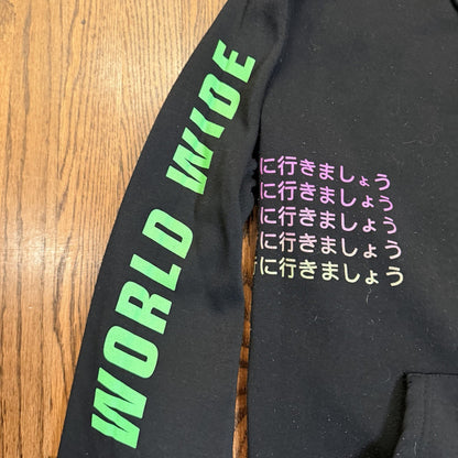 Brooklyn Cloth Worldwide Hoodie Tokyo New York Paris Size XL PreOwned Good