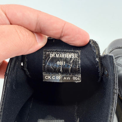 Dr. Martens Platform Oxford Leather Chunky Wedge Shoes 8M 9W Black