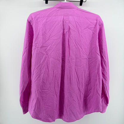 Ralph Lauren Classic Fit Button Down Shirt XXL Magenta Pink Long Sleeve Mens