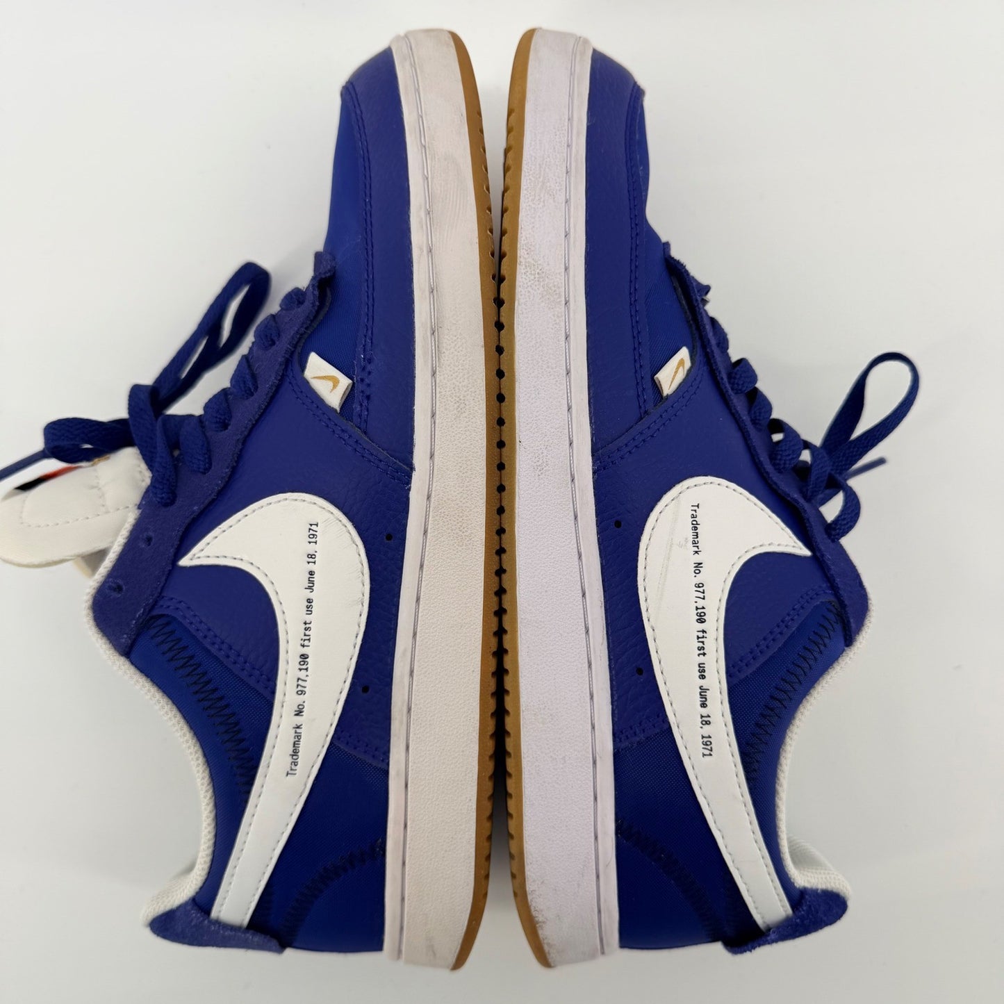 Nike Court Vision Low First Use 50th Anniversary Blue White Gum 8.5 Mens