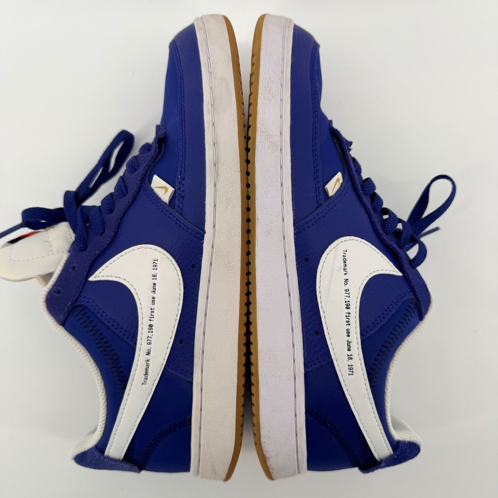 Nike Court Vision Low First Use 50th Anniversary Blue White Gum 8.5 Mens
