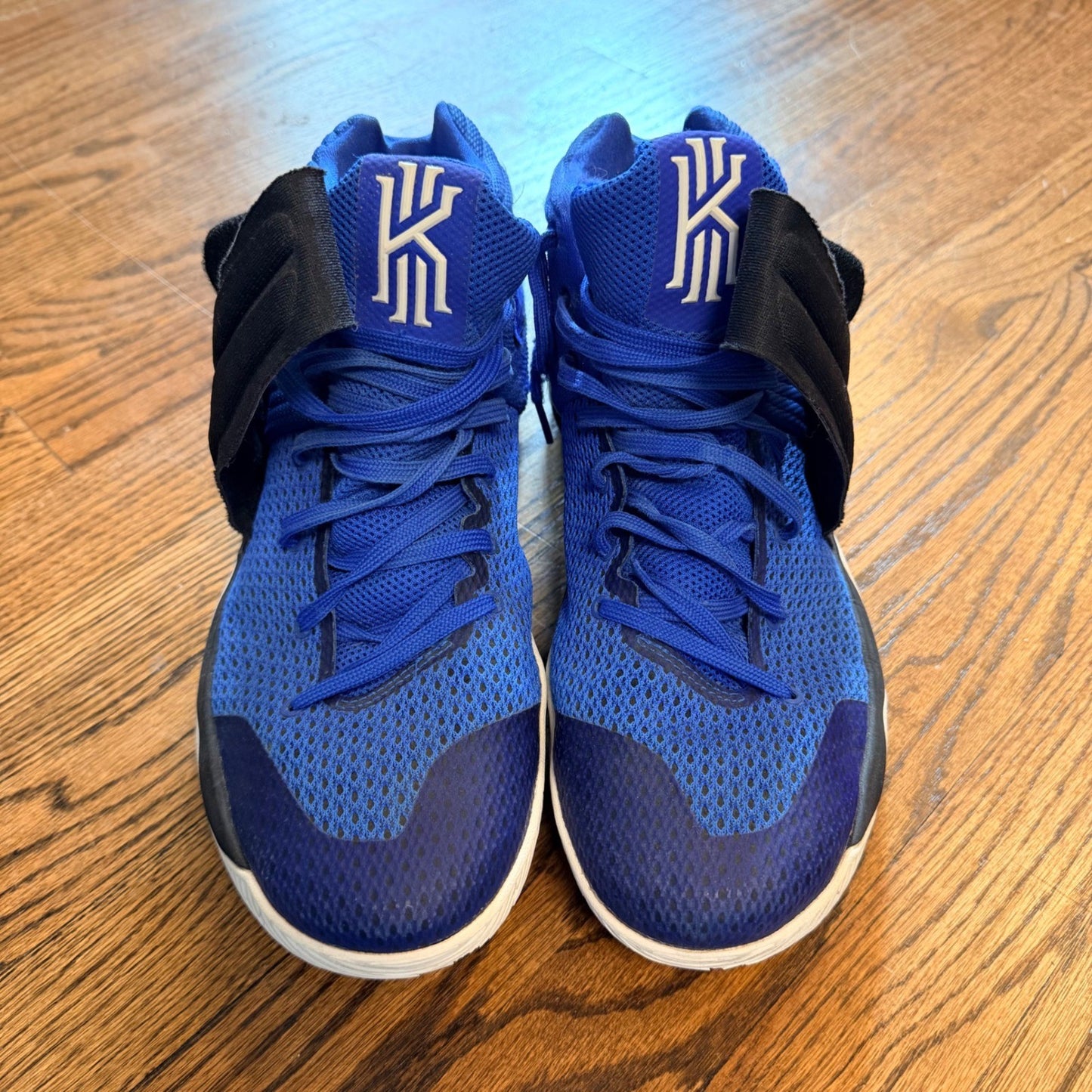Nike Kyrie 2 Brotherhood Basketball Shoes Hyper Cobalt Blue Black White Mens