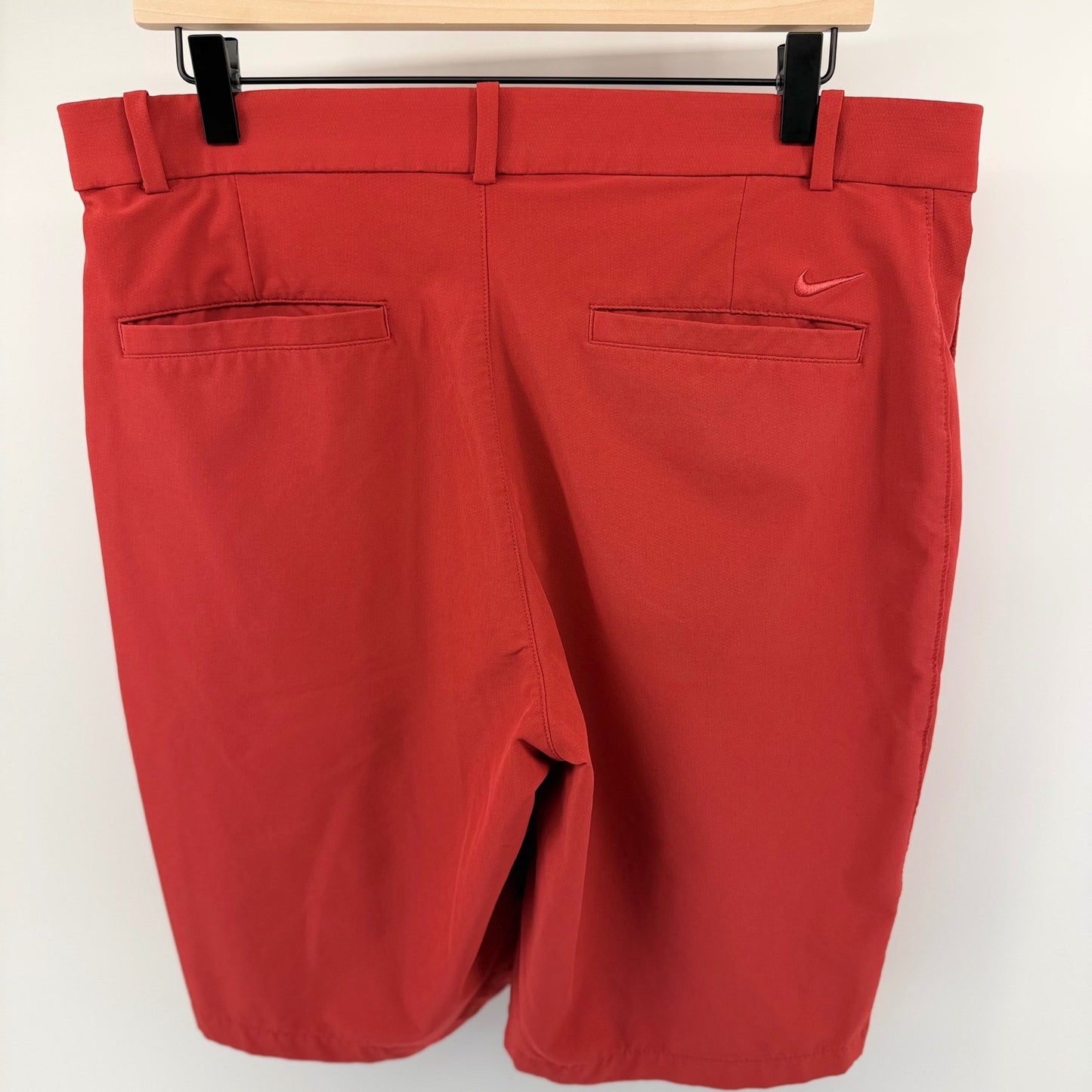 Nike Dri-FIT Hybrid Golf Short Red Performance Standard Fit 34 Preppy AJ5495-609