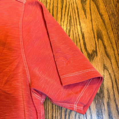 Tommy Bahama Emfielder Polo Shirt Short Sleeve Coral Pink Large TB214081R