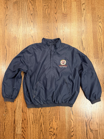 Men’s XL Windbreaker Jacket “The Float” Pub & Grill Purdy WA | North End | Black