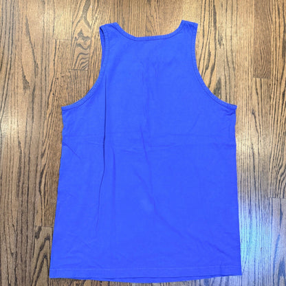 Casual Industrees Sea Town Seattle Graphic Tank Top Sz L Blue Green Space Needle
