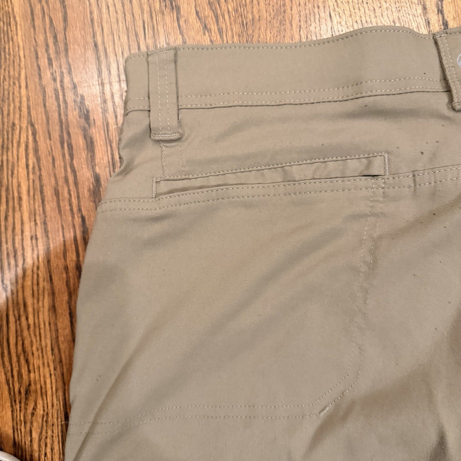 Wrangler Pants Men's 38x30 Tan Flex Waist Cargo Hiking Straight 10NW788FR
