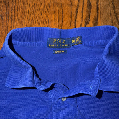Polo Ralph Lauren Classic Fit Polo Shirt XXL Royal Blue Cotton Pique