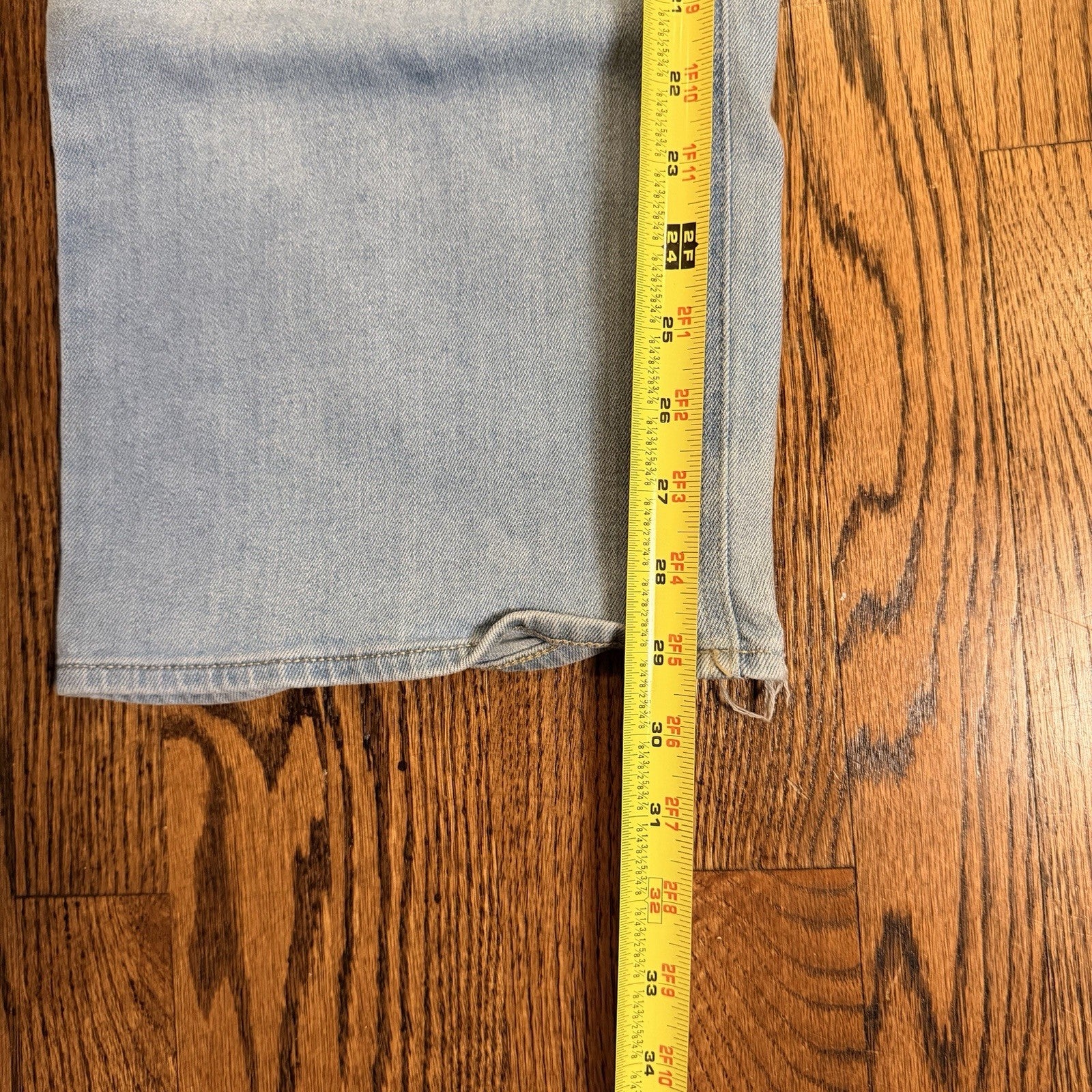 Old Navy High Rise WOW Wide Leg San Catarina Light Blue Denim Jeans Womens 6