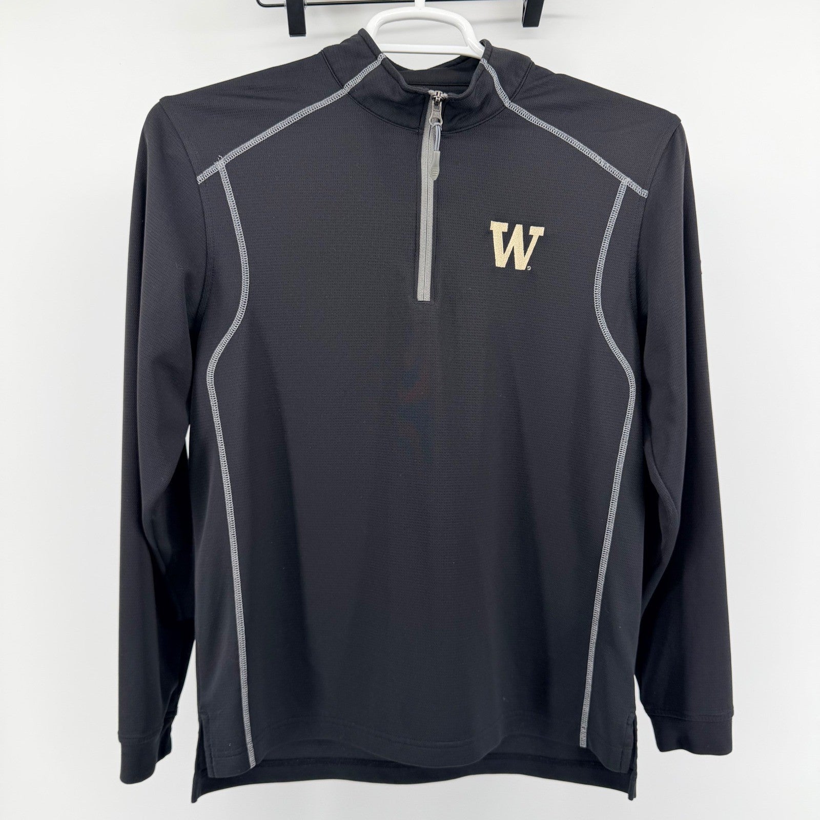 Under Armour Washington Huskies 1/4 Zip Pullover Allseasongear Small Black