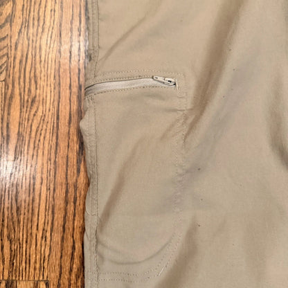 Wrangler Pants Men's 38x30 Tan Flex Waist Cargo Hiking Straight 10NW788FR