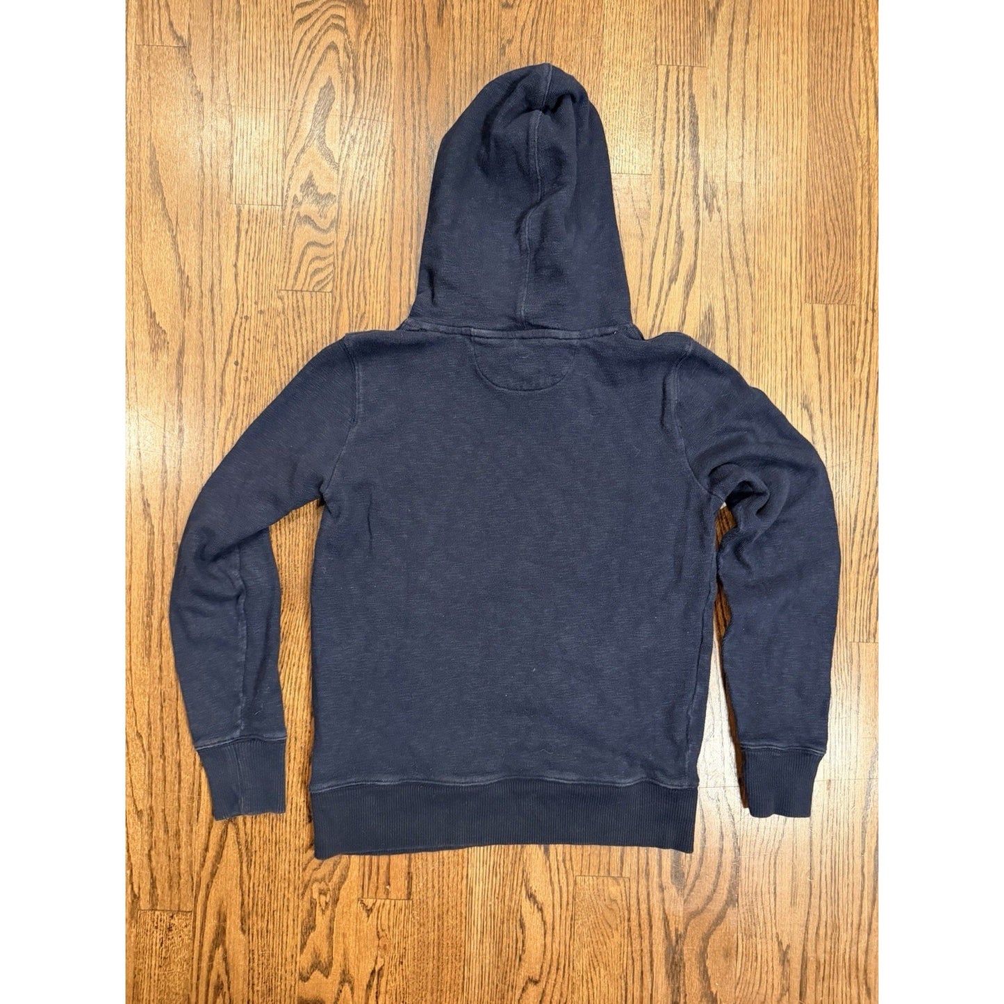 Gap 1969 Authentic Apparel Hoodie Graphic Pullover Small Navy Blue Spring