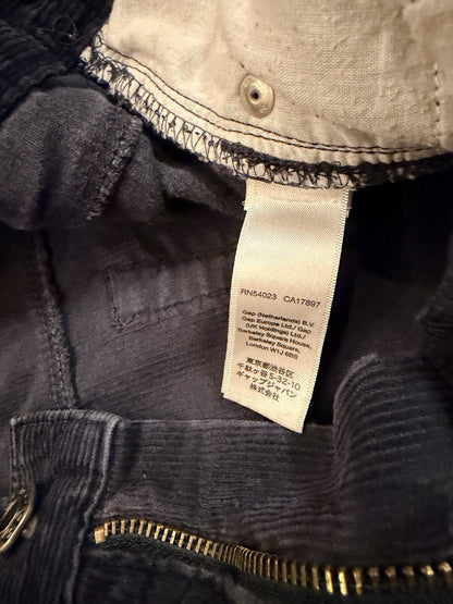 Gap Corduroy Pants Mens Size 34x32 Navy Straight Leg 2000s
