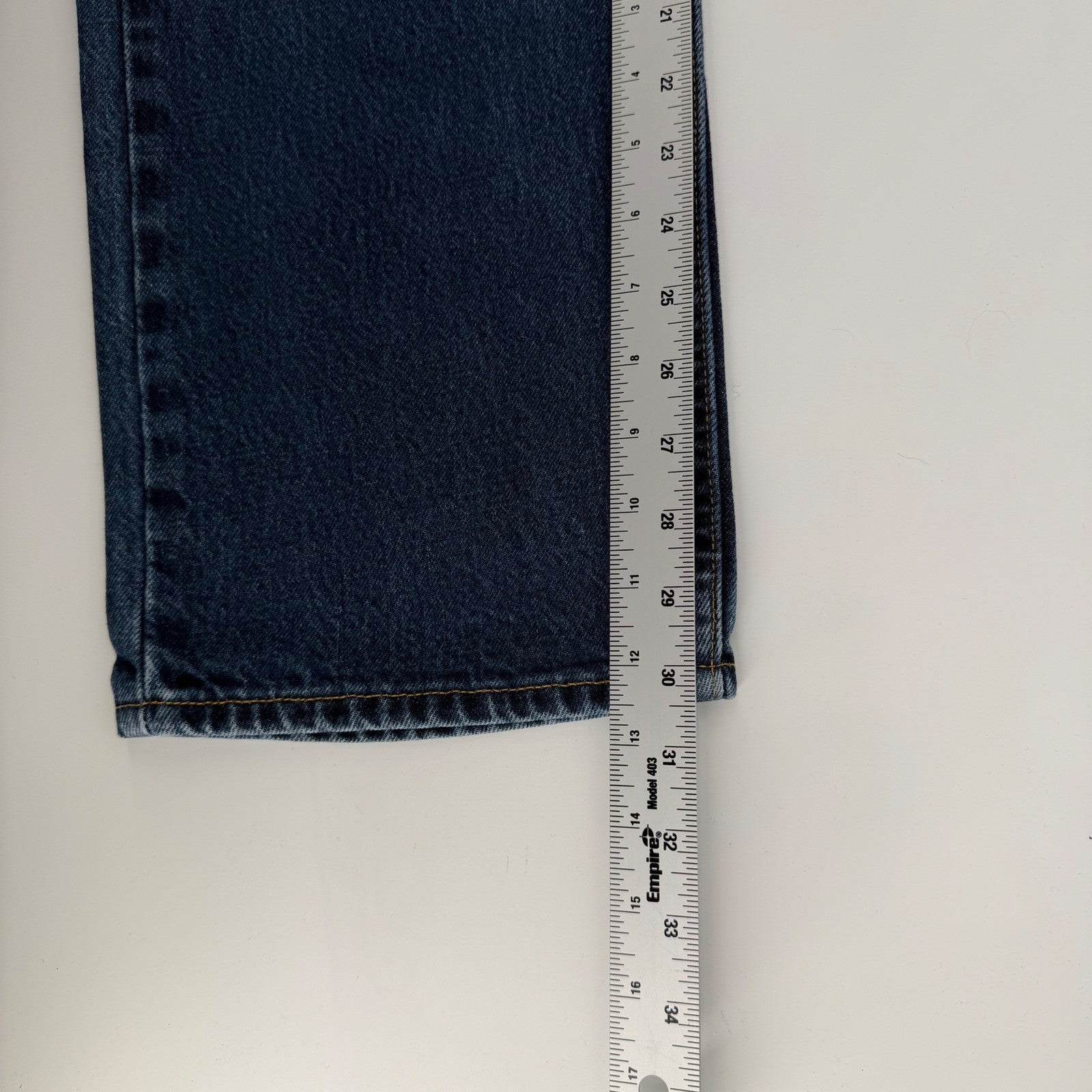 Levi's 505 Regular Fit Straight Leg Vintage 2000 Denim Jeans 34x30 Blue