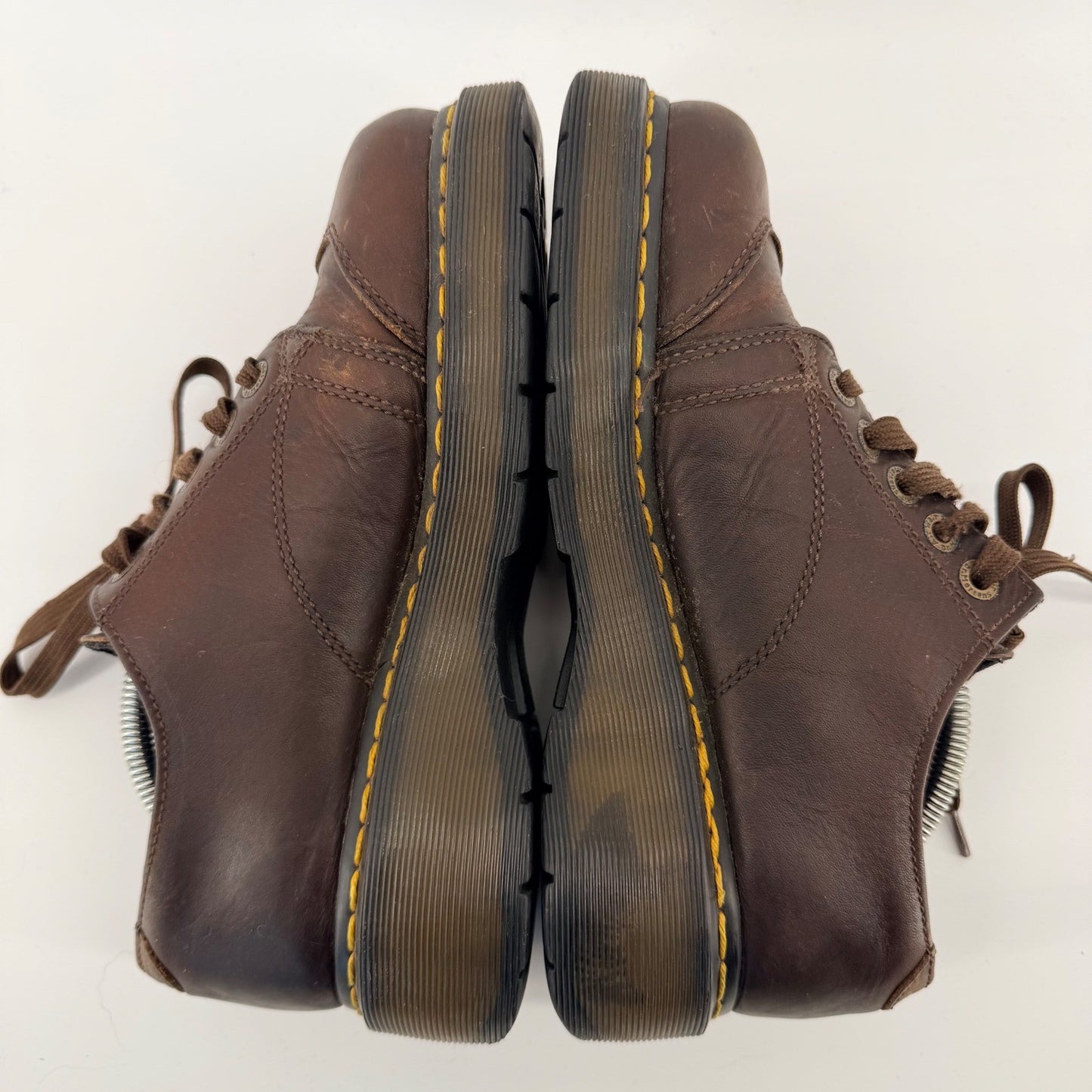 Dr. Martens Vintage Platform Leather Oxford Chunky Grunge Brown Mens 8 Womens 9