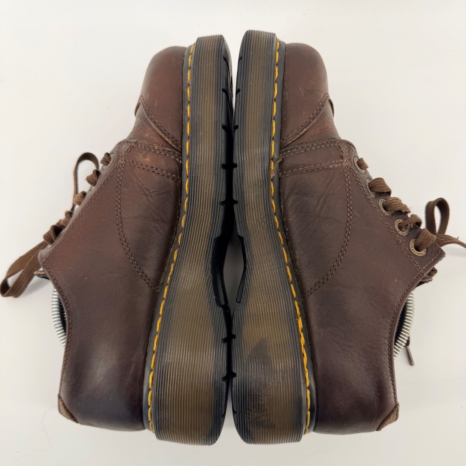 Dr. Martens Vintage Platform Leather Oxford Chunky Grunge Brown Mens 8 Womens 9