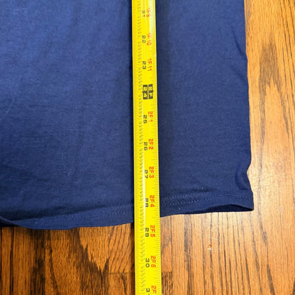 Hanes Hawaii State Ride for the Fallen 2012 Graphic T-Shirt Large Navy Blue