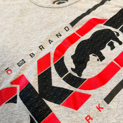 Ecko Unltd Rhino Brand Graphic T-Shirt Logo Streetwear Size M Gray