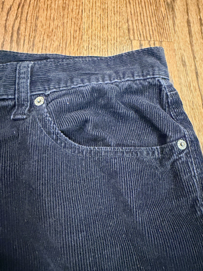 Gap Corduroy Pants Mens Size 34x32 Navy Straight Leg 2000s
