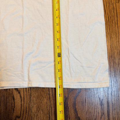 Bud Light Graphic T-Shirt Cotton Crew Neck Large White
