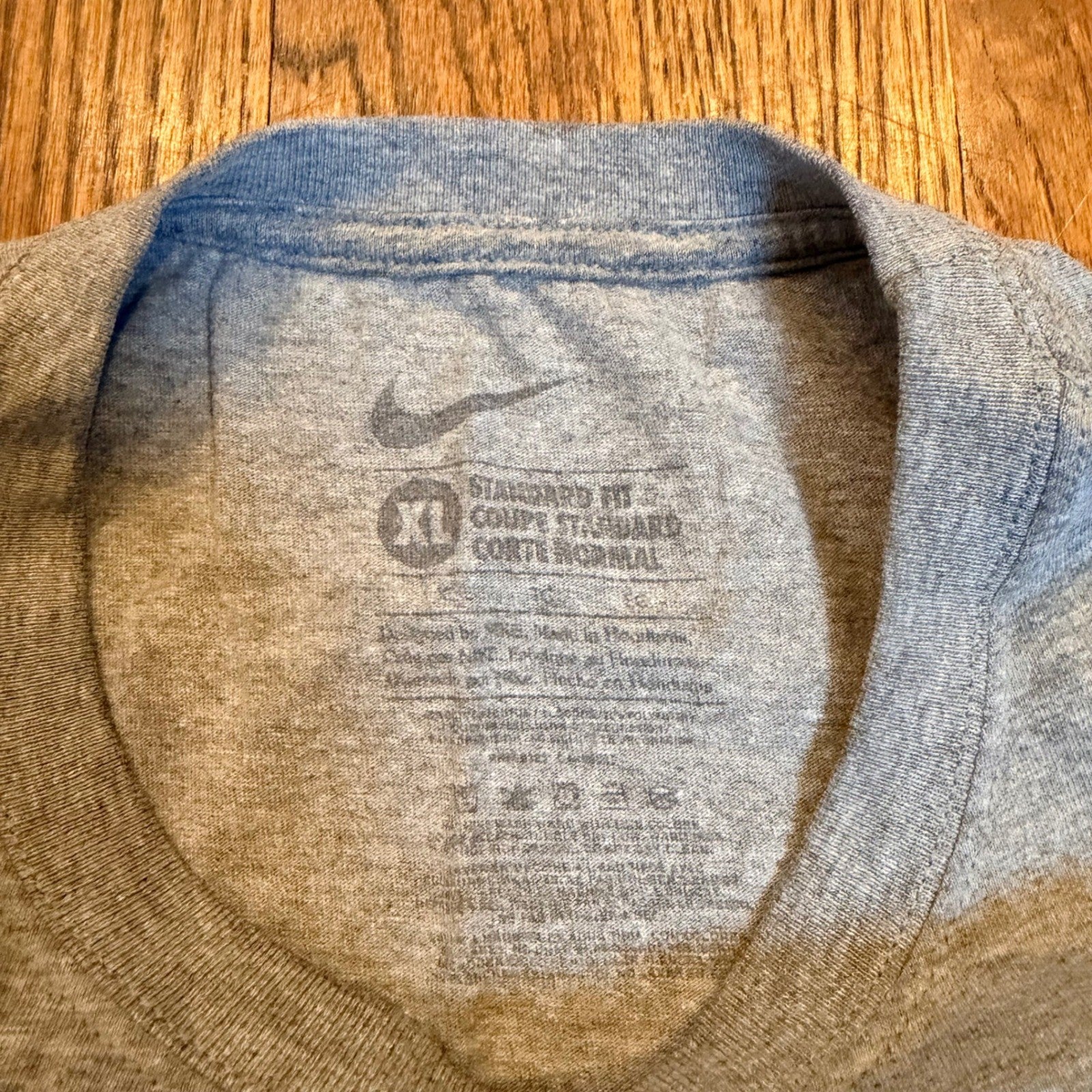 Nike ASU Sun Devils Arizona State University Graphic T-Shirt XL Gray Y2K College