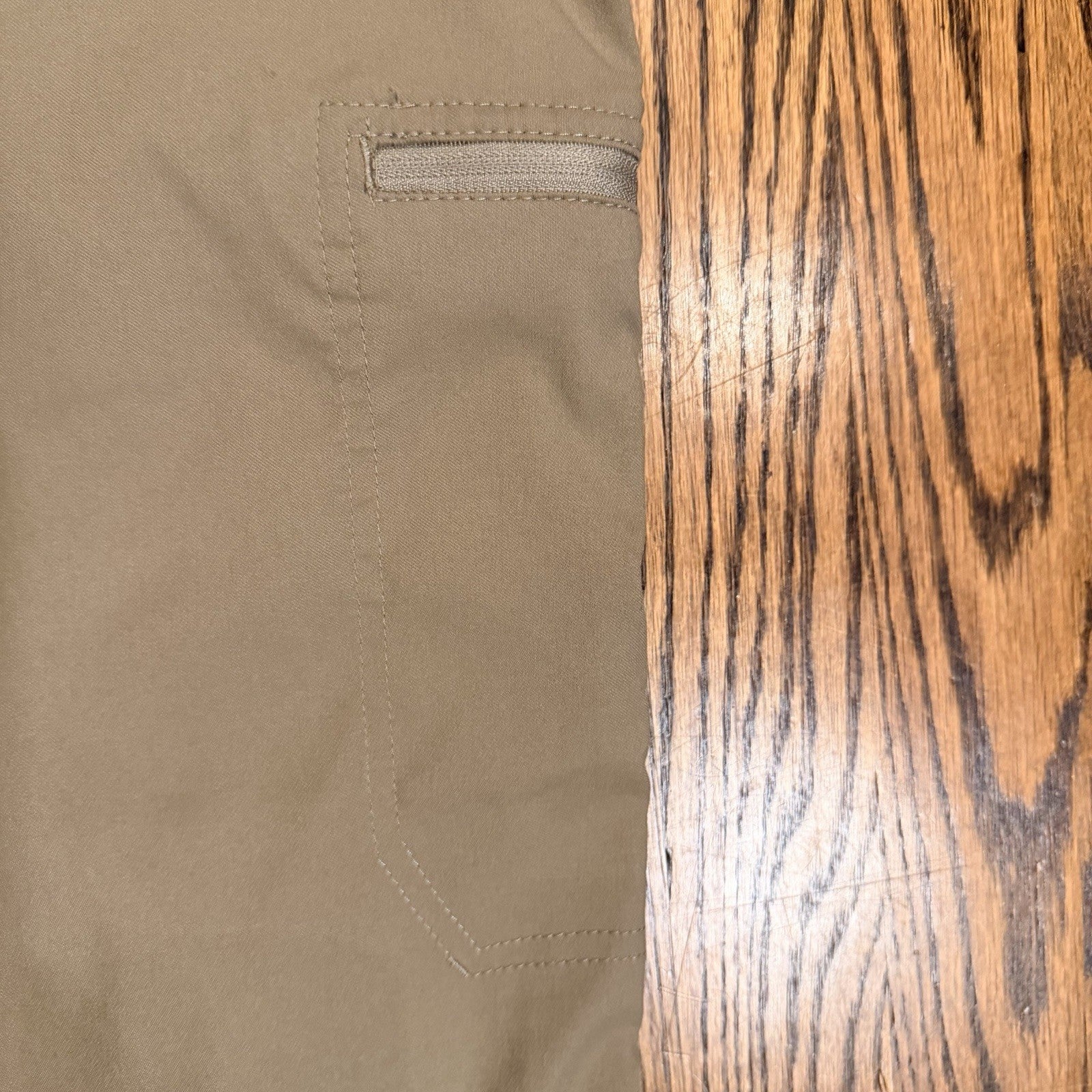 Wrangler Pants Men's 38x30 Tan Flex Waist Cargo Hiking Straight 10NW788FR