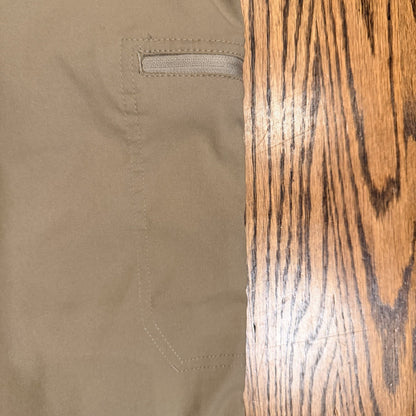 Wrangler Pants Men's 38x30 Tan Flex Waist Cargo Hiking Straight 10NW788FR