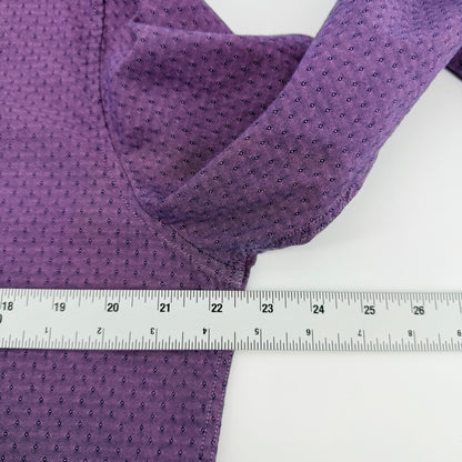 Original Penguin Heritage Slim Fit Shirt Purple Dobby Button Down 16 34/35 L