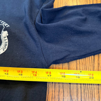 Gildan Alpha Battery Night Stalkers Military Long Sleeve T-Shirt Small Black